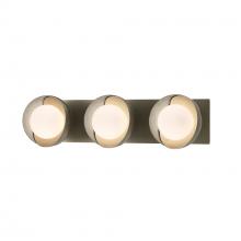 Hubbardton Forge - Canada 201378-SKT-84-82-GG0711 - Brooklyn 3-Light Straight Double Shade Bath Sconce