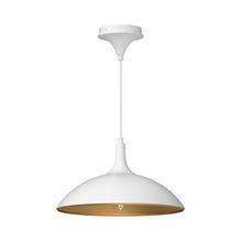 Alora Lighting PD627914WH - Abel 14-in White 1 Light Pendant