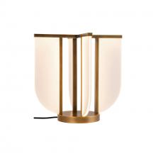 Alora Lighting TL336815VB - Anders 16-in Vintage Brass LED Table Lamp