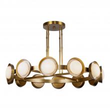 Alora Lighting CH320050VB-UNV - Alonso 50-in Vintage Brass LED Chandeliers