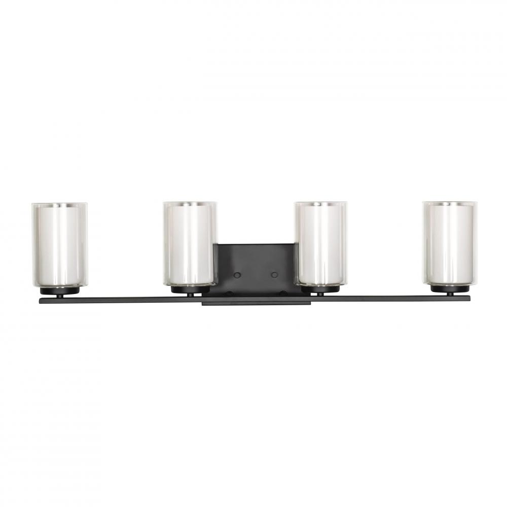 Lenox - 4 Light Vanity in Black