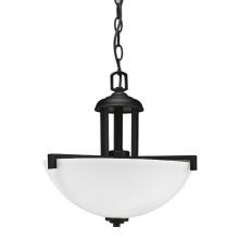 Russell Lighting 329-614D/BLK - Iris Pendants Black