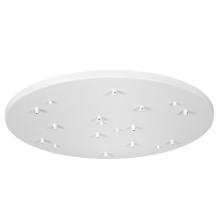 Russell Lighting AC5012/WH - Nova - 12 Port Round Canopy in White