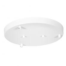 Russell Lighting AC5013/WH - Nova - 3 Port Round Canopy in White