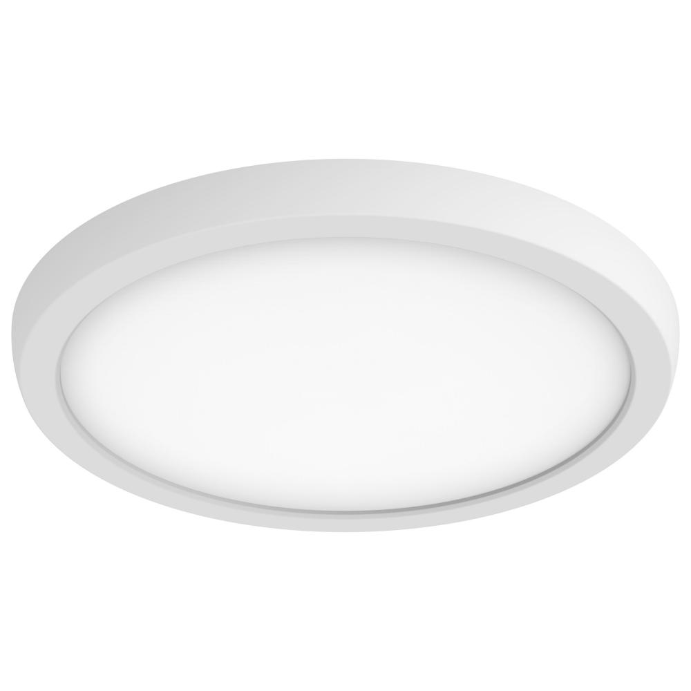 Blink Pro - 13W; 9in; LED Fixture; CCT Selectable; Round Shape: White Finish; 120V