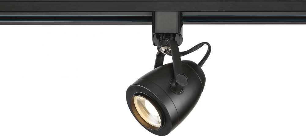 LED 12W Track Head - Pinch Back - Black Finish - 24 Degree Beam