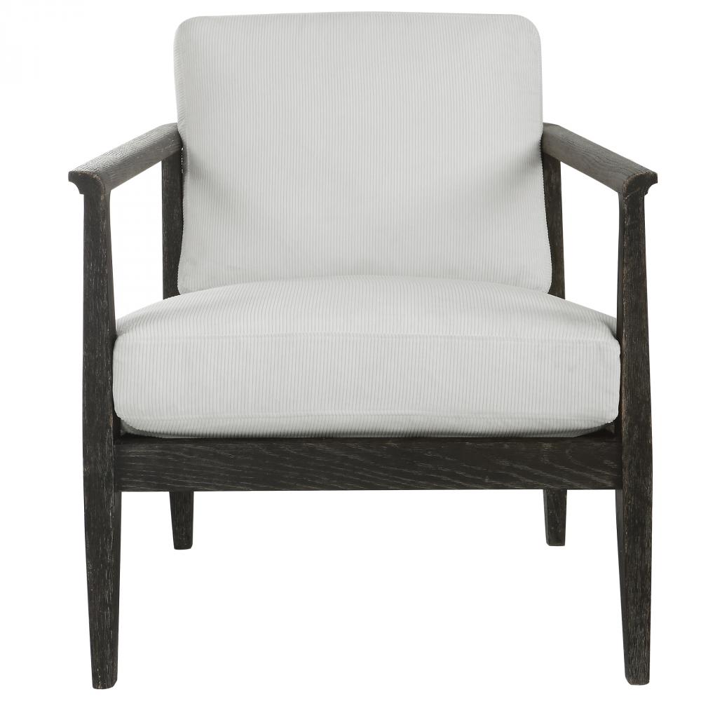 Uttermost Brunei White Accent Chair