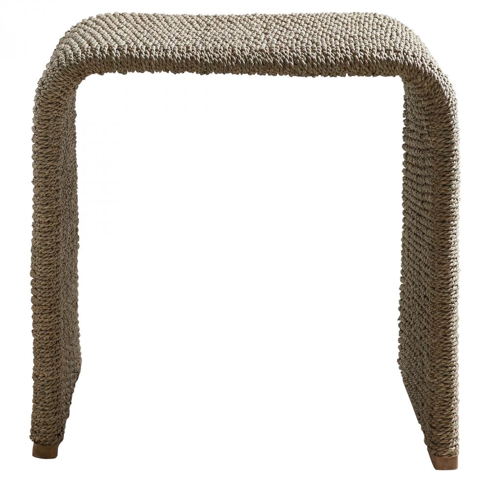 Calabria Woven Seagrass End Table