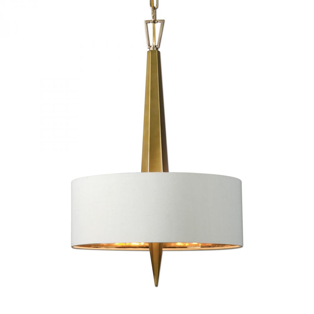 Obeliska 3 Light Gold Chandelier