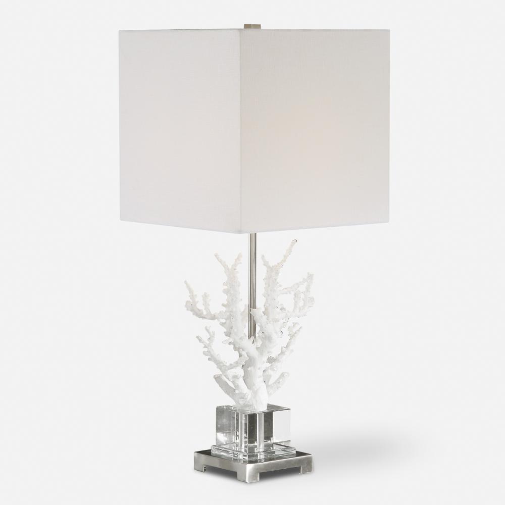 Uttermost Corallo White Coral Table Lamp