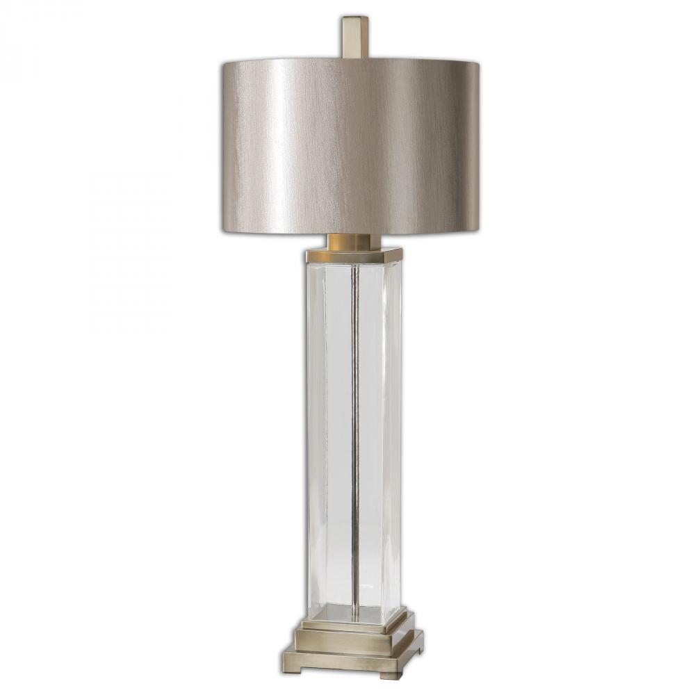 Uttermost Drustan Clear Glass Table Lamp