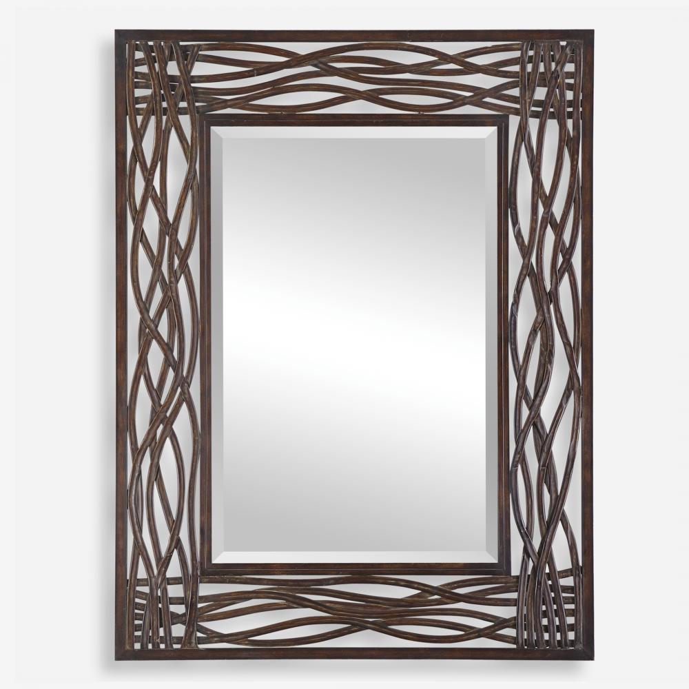 Uttermost Dorigrass Brown Metal Mirror