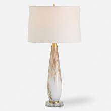 Uttermost 30262 - Lyra White & Gold Table Lamp