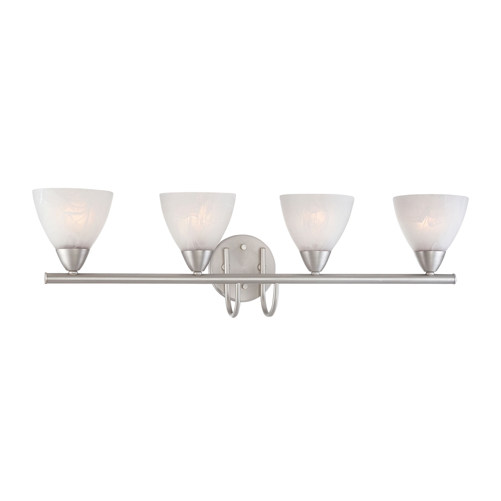 Thomas - Tia 30.75'' Wide 4-Light Vanity Light - Matte Nickel