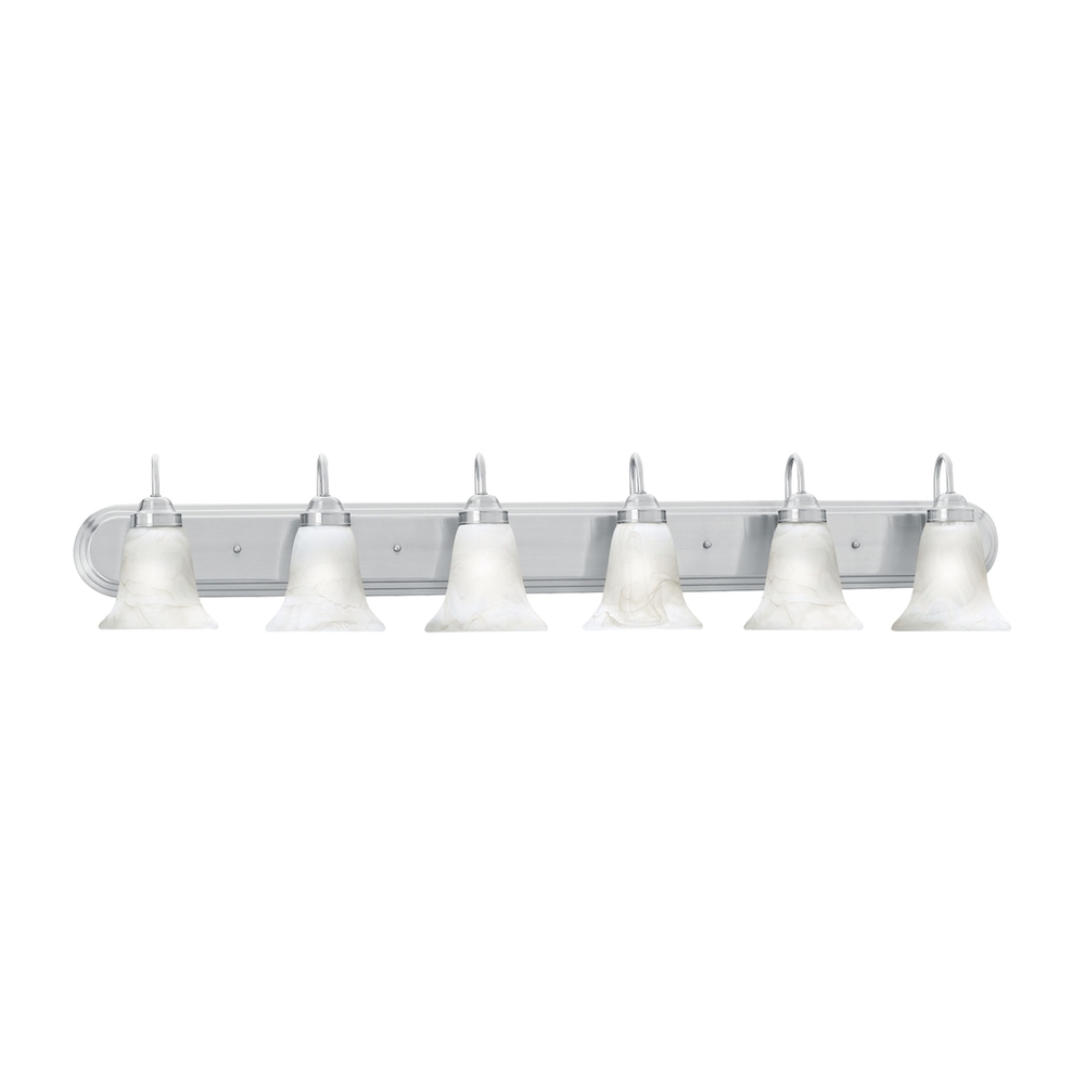 Thomas - Homestead 48'' Wide 6-Light Vanity Light - Brushed Nickel